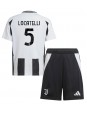 Juventus Manuel Locatelli #5 Dječji Domaci Dres kompleti 2024-25 Kratak Rukavima (+ kratke hlače)